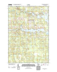 Coffee Creek Wisconsin Historical topographic map, 1:24000 scale, 7.5 X 7.5 Minute, Year 2013