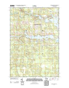 Coffee Creek Wisconsin Historical topographic map, 1:24000 scale, 7.5 X 7.5 Minute, Year 2013