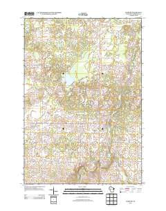 Colburn Wisconsin Historical topographic map, 1:24000 scale, 7.5 X 7.5 Minute, Year 2013