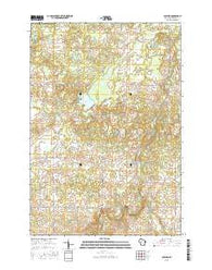 Colburn Wisconsin Current topographic map, 1:24000 scale, 7.5 X 7.5 Minute, Year 2015