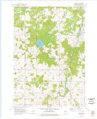 Colburn Wisconsin Historical topographic map, 1:24000 scale, 7.5 X 7.5 Minute, Year 1973