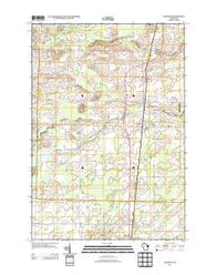 Coleman Wisconsin Historical topographic map, 1:24000 scale, 7.5 X 7.5 Minute, Year 2013