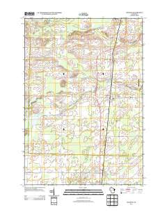 Coleman Wisconsin Historical topographic map, 1:24000 scale, 7.5 X 7.5 Minute, Year 2013
