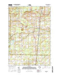 Coleman Wisconsin Current topographic map, 1:24000 scale, 7.5 X 7.5 Minute, Year 2015