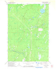 Coleman Lake Wisconsin Historical topographic map, 1:24000 scale, 7.5 X 7.5 Minute, Year 1972