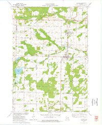 Coleman Wisconsin Historical topographic map, 1:24000 scale, 7.5 X 7.5 Minute, Year 1973