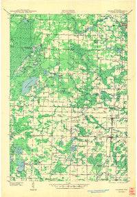 Coleman Wisconsin Historical topographic map, 1:48000 scale, 15 X 15 Minute, Year 1942