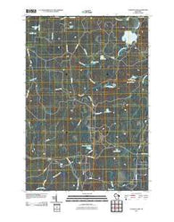 Coleman Lake Wisconsin Historical topographic map, 1:24000 scale, 7.5 X 7.5 Minute, Year 2010