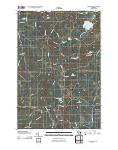 Coleman Lake Wisconsin Historical topographic map, 1:24000 scale, 7.5 X 7.5 Minute, Year 2010