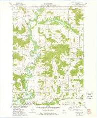 Colfax North Wisconsin Historical topographic map, 1:24000 scale, 7.5 X 7.5 Minute, Year 1975