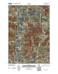 Colfax North Wisconsin Historical topographic map, 1:24000 scale, 7.5 X 7.5 Minute, Year 2010