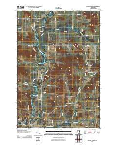 Colfax North Wisconsin Historical topographic map, 1:24000 scale, 7.5 X 7.5 Minute, Year 2010