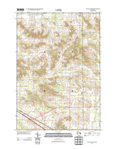 Colfax South Wisconsin Historical topographic map, 1:24000 scale, 7.5 X 7.5 Minute, Year 2013