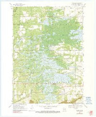 Coloma SW Wisconsin Historical topographic map, 1:24000 scale, 7.5 X 7.5 Minute, Year 1968