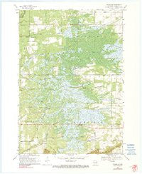 Coloma SW Wisconsin Historical topographic map, 1:24000 scale, 7.5 X 7.5 Minute, Year 1968