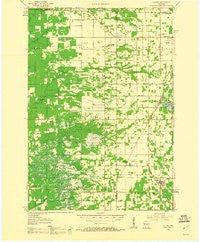 Coloma Wisconsin Historical topographic map, 1:48000 scale, 15 X 15 Minute, Year 1958