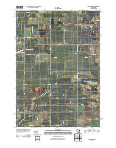 Coloma NW Wisconsin Historical topographic map, 1:24000 scale, 7.5 X 7.5 Minute, Year 2010