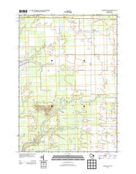 Coloma NW Wisconsin Historical topographic map, 1:24000 scale, 7.5 X 7.5 Minute, Year 2013