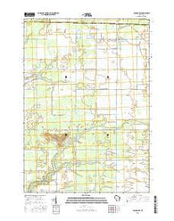 Coloma NW Wisconsin Current topographic map, 1:24000 scale, 7.5 X 7.5 Minute, Year 2015