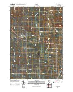 Columbia Wisconsin Historical topographic map, 1:24000 scale, 7.5 X 7.5 Minute, Year 2010