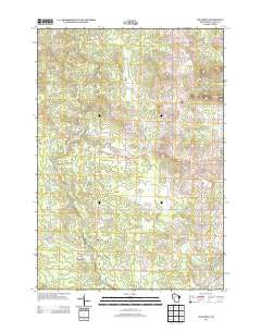 Columbia Wisconsin Historical topographic map, 1:24000 scale, 7.5 X 7.5 Minute, Year 2013
