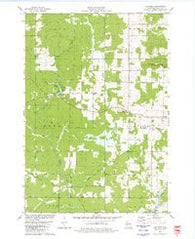 Columbia Wisconsin Historical topographic map, 1:24000 scale, 7.5 X 7.5 Minute, Year 1979