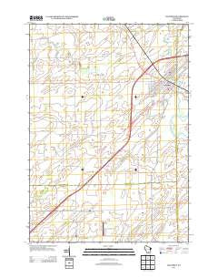 Columbus Wisconsin Historical topographic map, 1:24000 scale, 7.5 X 7.5 Minute, Year 2013