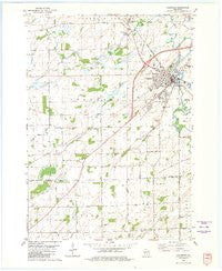 Columbus Wisconsin Historical topographic map, 1:24000 scale, 7.5 X 7.5 Minute, Year 1980