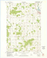 Como Creek Wisconsin Historical topographic map, 1:24000 scale, 7.5 X 7.5 Minute, Year 1975