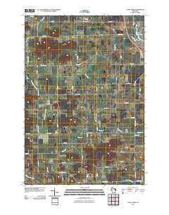 Como Creek Wisconsin Historical topographic map, 1:24000 scale, 7.5 X 7.5 Minute, Year 2010