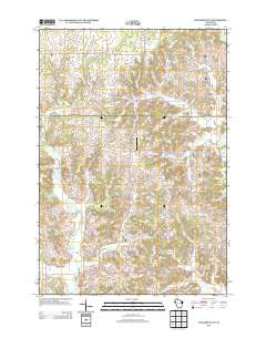 Connorsville Wisconsin Historical topographic map, 1:24000 scale, 7.5 X 7.5 Minute, Year 2013