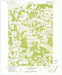 Connorsville Wisconsin Historical topographic map, 1:24000 scale, 7.5 X 7.5 Minute, Year 1975