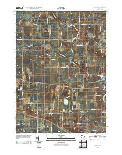 Cooksville Wisconsin Historical topographic map, 1:24000 scale, 7.5 X 7.5 Minute, Year 2010