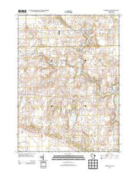 Cooksville Wisconsin Historical topographic map, 1:24000 scale, 7.5 X 7.5 Minute, Year 2013