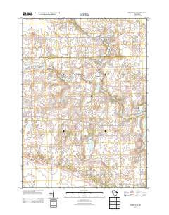 Cooksville Wisconsin Historical topographic map, 1:24000 scale, 7.5 X 7.5 Minute, Year 2013