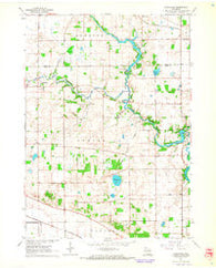 Cooksville Wisconsin Historical topographic map, 1:24000 scale, 7.5 X 7.5 Minute, Year 1961