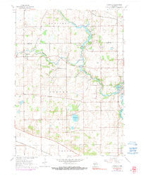 Cooksville Wisconsin Historical topographic map, 1:24000 scale, 7.5 X 7.5 Minute, Year 1961