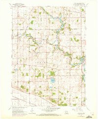 Cooksville Wisconsin Historical topographic map, 1:24000 scale, 7.5 X 7.5 Minute, Year 1961