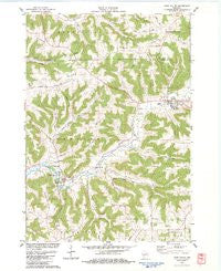 Coon Valley Wisconsin Historical topographic map, 1:24000 scale, 7.5 X 7.5 Minute, Year 1983