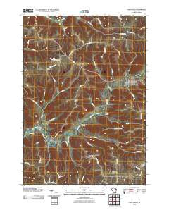 Coon Valley Wisconsin Historical topographic map, 1:24000 scale, 7.5 X 7.5 Minute, Year 2010