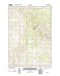 Corinth Wisconsin Historical topographic map, 1:24000 scale, 7.5 X 7.5 Minute, Year 2013