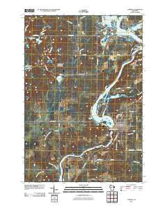 Cornell Wisconsin Historical topographic map, 1:24000 scale, 7.5 X 7.5 Minute, Year 2010