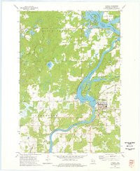 Cornell Wisconsin Historical topographic map, 1:24000 scale, 7.5 X 7.5 Minute, Year 1973
