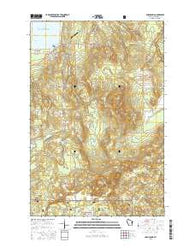 Cornucopia Wisconsin Current topographic map, 1:24000 scale, 7.5 X 7.5 Minute, Year 2015