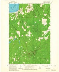 Cornucopia Wisconsin Historical topographic map, 1:24000 scale, 7.5 X 7.5 Minute, Year 1964