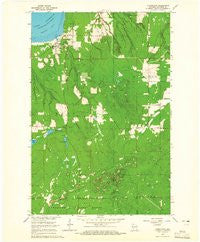 Cornucopia Wisconsin Historical topographic map, 1:24000 scale, 7.5 X 7.5 Minute, Year 1964