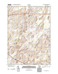 Cottage Grove Wisconsin Historical topographic map, 1:24000 scale, 7.5 X 7.5 Minute, Year 2013