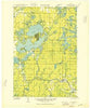 Couderay Wisconsin Historical topographic map, 1:48000 scale, 15 X 15 Minute, Year 1948