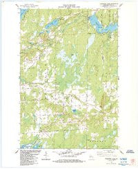 Cranberry Lake Wisconsin Historical topographic map, 1:24000 scale, 7.5 X 7.5 Minute, Year 1984
