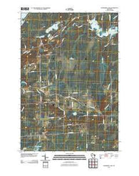 Cranberry Lake Wisconsin Historical topographic map, 1:24000 scale, 7.5 X 7.5 Minute, Year 2010